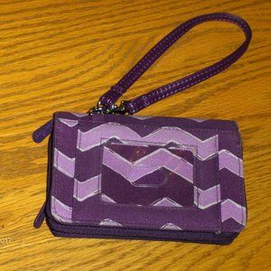 Thirty One Wristlet Plum Wallet Wristlet Clutch